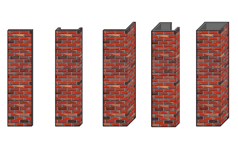 Accent Corners-Pilasters Brick