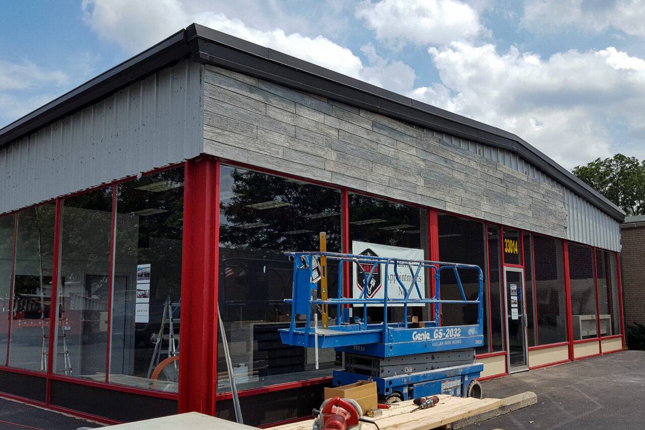 Project Profile Farmington Garage URESTONE Panels