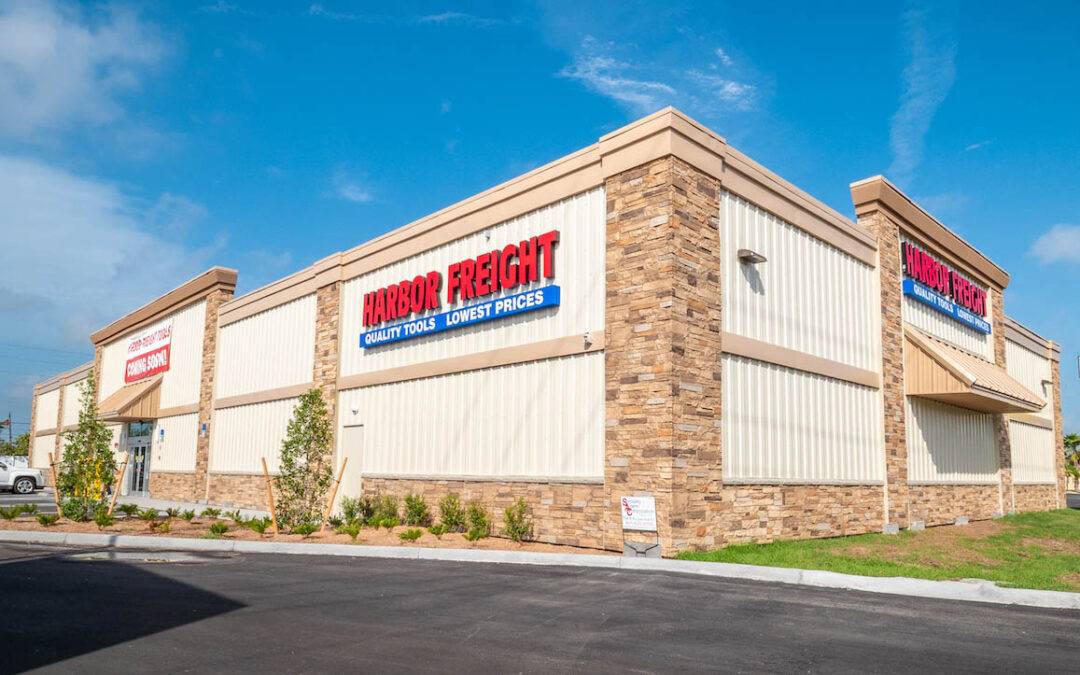 Metal Building - Harbor Freight exterior angle signage 2