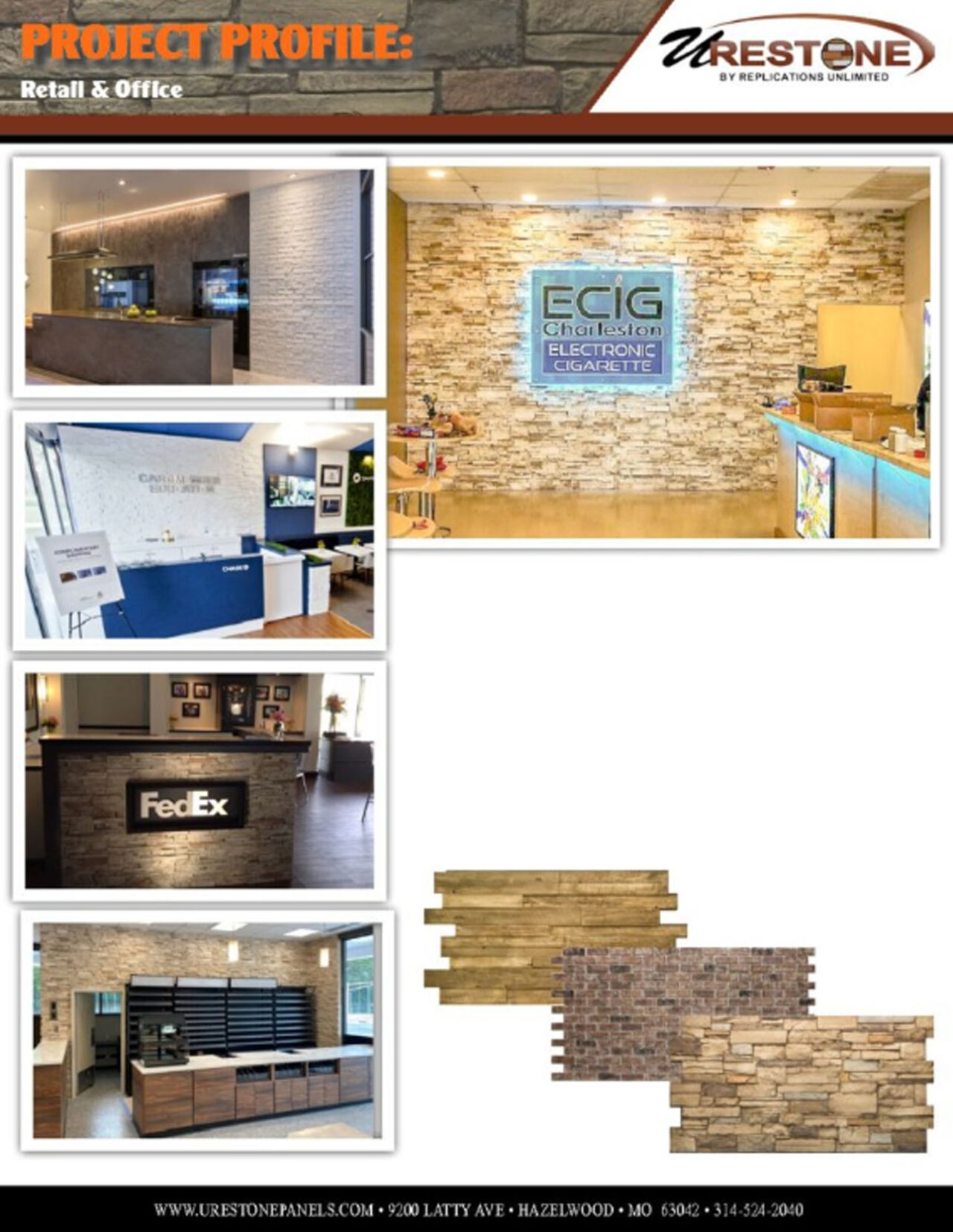 Retail Profile Sheets - URESTONE Panels