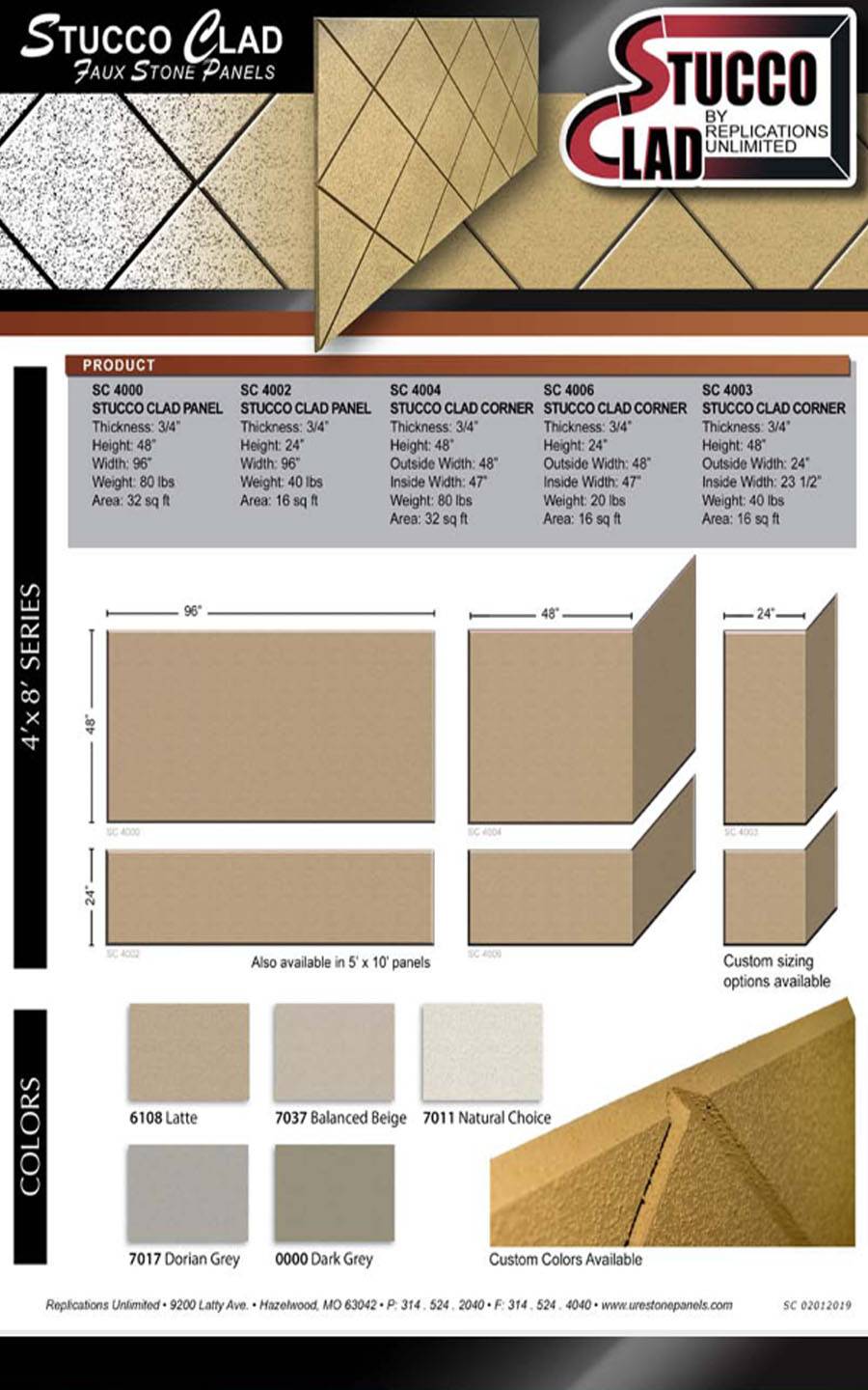 Stucco Clad - URESTONE Panels