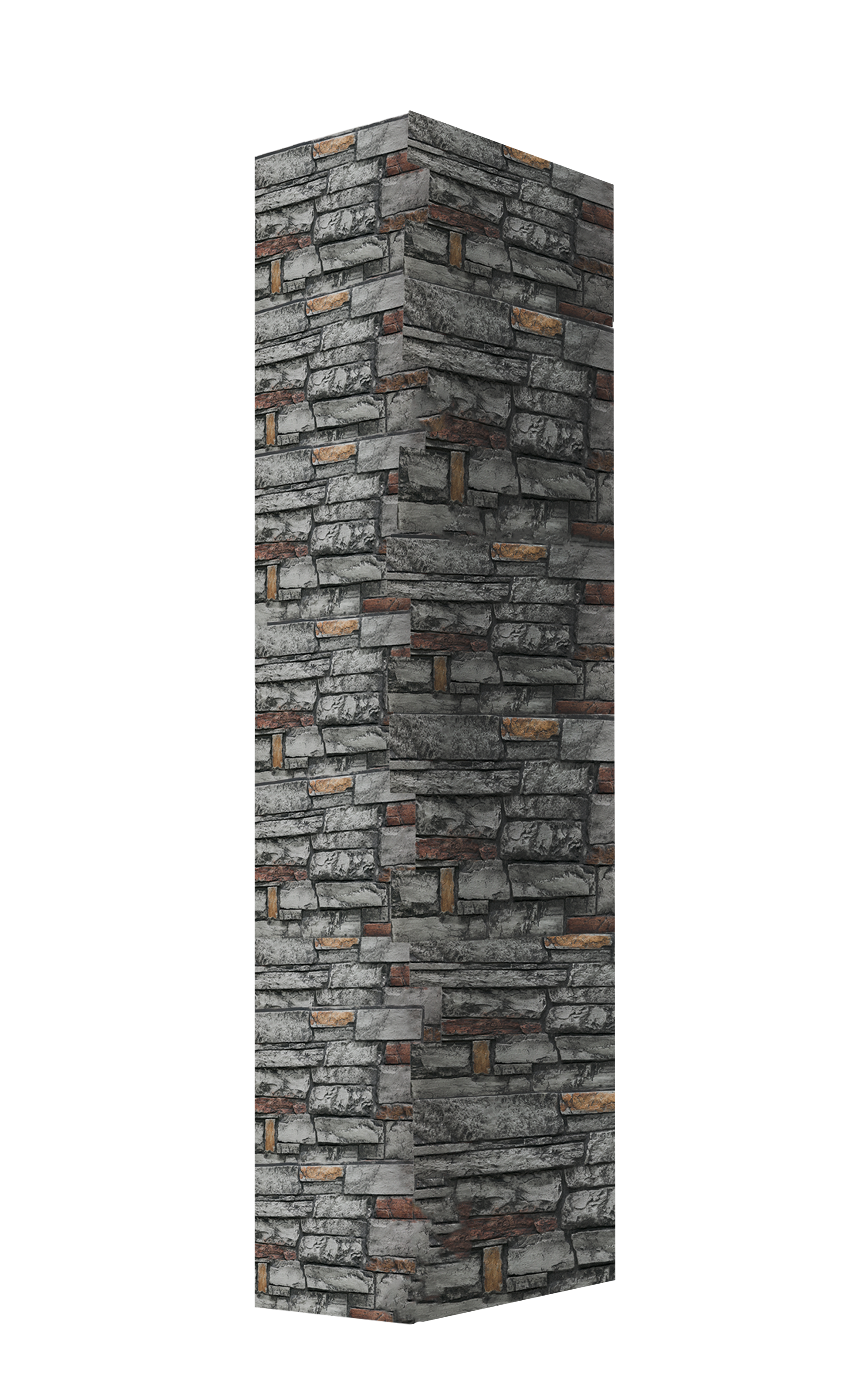 Ledgestone Rustic Grey Pilasters