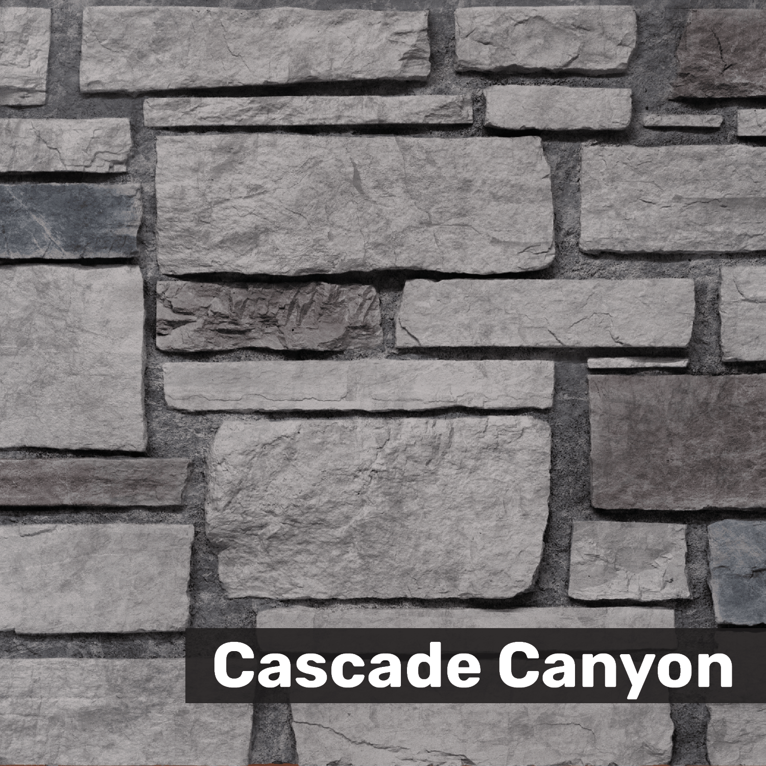 Cascade Canyon Ledgestone DP2455 Labeled Swatch