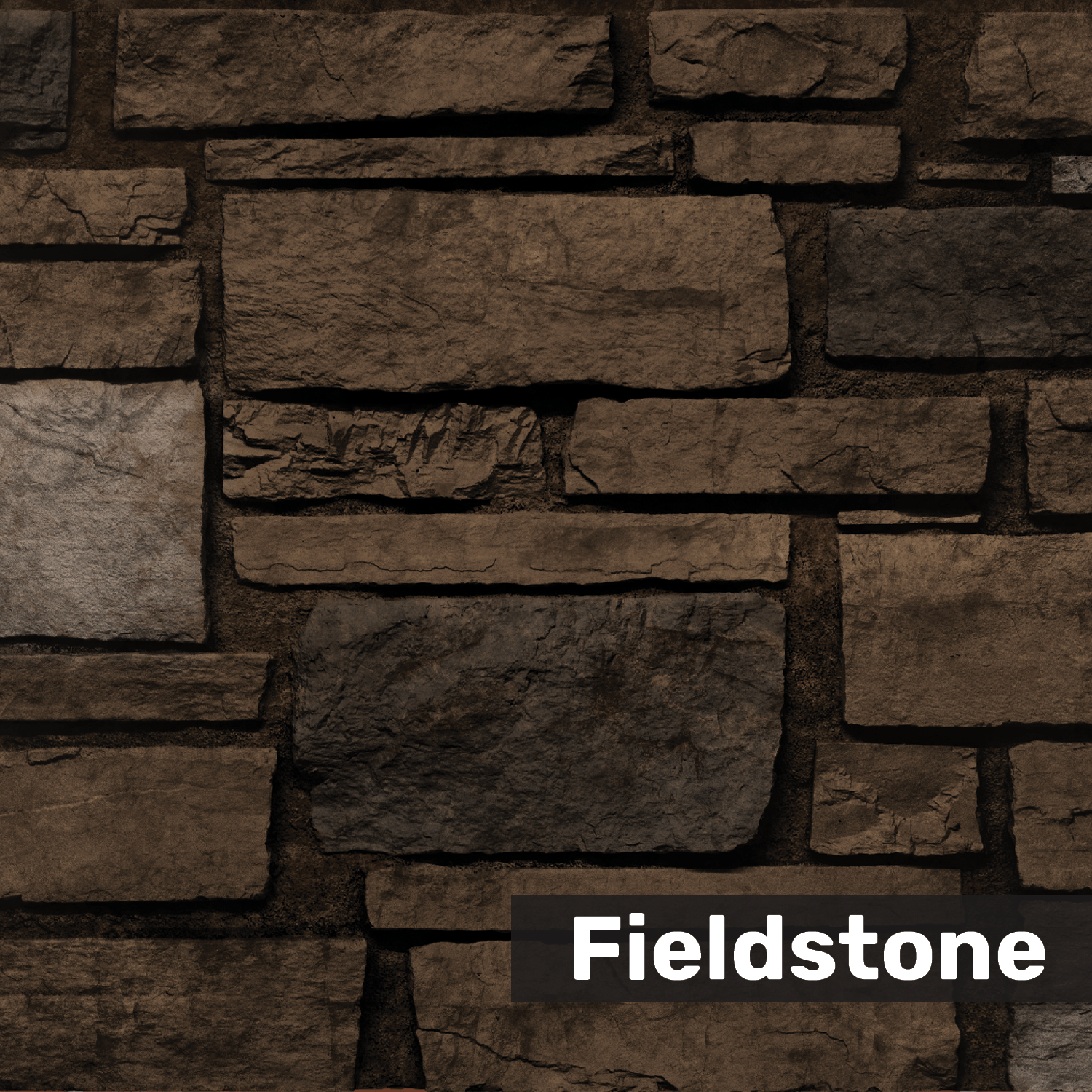 Fieldstone Ledgestone DP2455 Labeled Swatch
